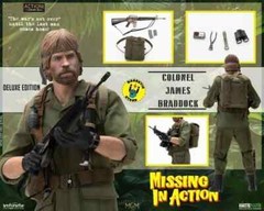 Missing In Action Chuck Norris Colonel Braddock 1:6 Deluxe Infinite Statue