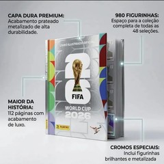 Panini Silver Album 2026 World Cup Hardcover FIFA WC Brazilian Edition