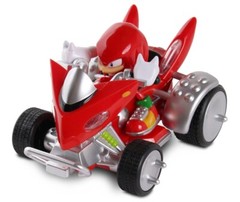 Sonic Sega All-Stars Racing Knuckles The Echidna Pull Back Racer Car 5.25in NEW