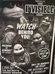 NECA TMNT Universal Monsters B&W Lot Of 3 Mummy Invisible Creature New Sealed