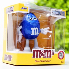 Jada M&M’s Blue Character 3″ Die Cast Figure Metalfigs Collectible M&M New