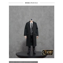 1/12 Scale soldier Black suit for 6″ Action Figure Body