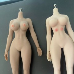 USA 1/12 Silicone Breast Chest Patches Nipple Accessories For 6inch Figure Body