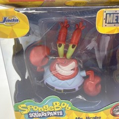 Spongebob Squarepants Mr. Krabs Patrick Squidward Set Metal 2.5” Figures House