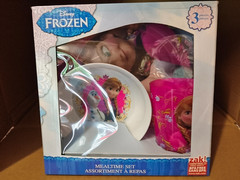 ZAK DISNEY FROZEN ELSA ANNA KID 3 PIECES DINNERWARE BOX SET 100% ORIGINAL L@@K
