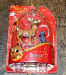 2008 Rudolph The Red Nosed Reindeer Raccoon Playing Mantis Figure New In Package