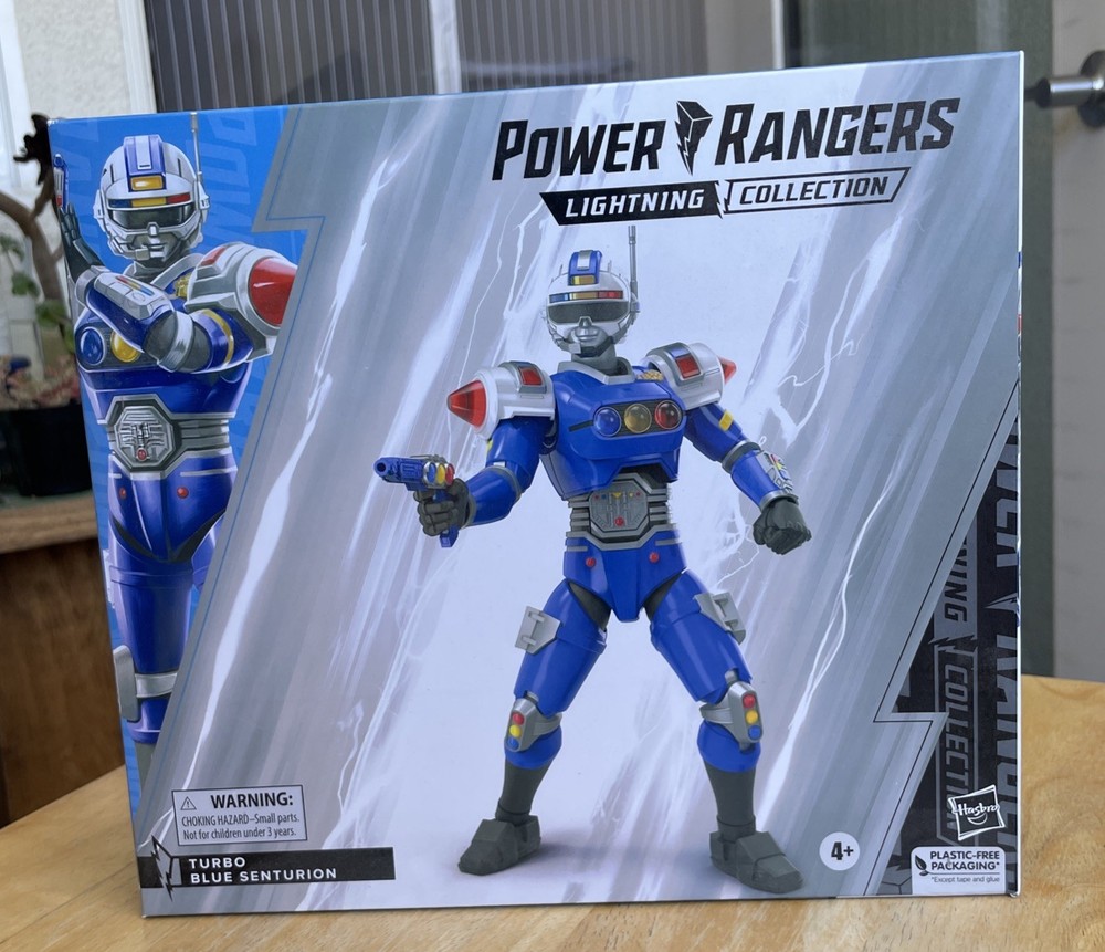 Hasbro Power Rangers Lightning Turbo Blue Senturion Deluxe 6-Inch Action Figure