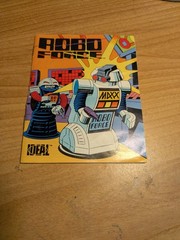 1984 Vintage Ideal Robo Force MAXX STEELE THE LEADER with mini comic