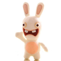 McFarlane 22CM Toys Rabbids Series White Rabbid Plush Figure