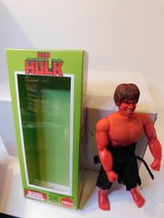 Mego 8″ Action Figure Custom Marvel Comics Avengers Red Hulk Boxed