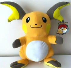 Giant RAICHU Plush 15″ Toy . NWT. Pokemon. NEW. Stuffed Soft Toy.