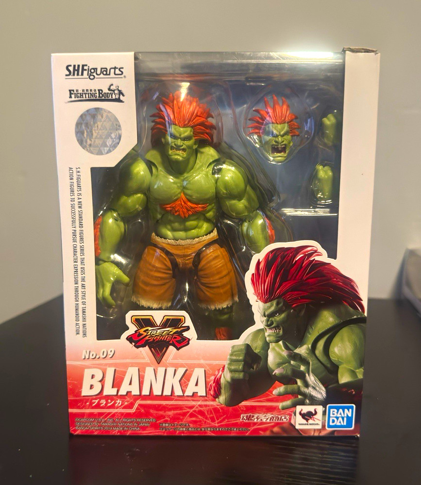 S.H.Figuarts Blanka Street Fighter Action Figure w/ Alt Head Hands Effect