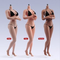 1/6 Female Seamless Flexible Body Super Large Bust Breast Silicone 12” Figure