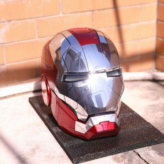 Autoking Iron Man MK5 Helmet 1:1 English Voice-controlled Wearable Cos Mask Prop