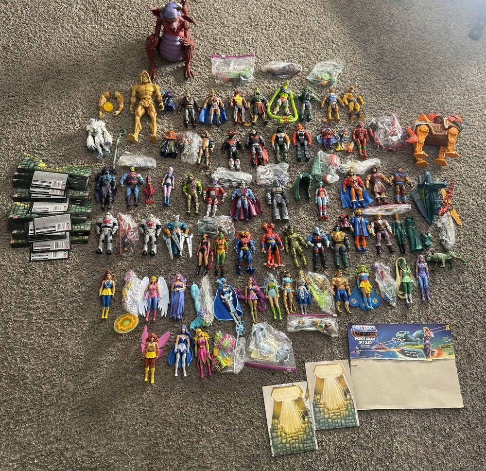 Huge He Man Classics Lot 50+ Figures