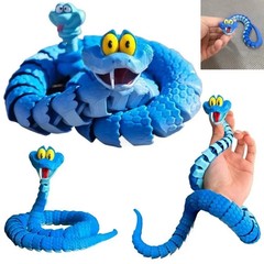 45cm Gary Snake: Disney Zootopia 2 Articulated Simulation Toy Snake, 3d Printed*