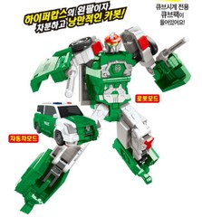 Hello Carbot PRUDIBOOM Green Police SUV Car Cop Transforming Robot Cube 2022