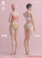 Worldbox AT210 1/6 Female Body Joint Movable Bee Waist Light Tan 12″ Figure