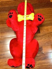 24 in. Clifford the Big Red Dog Barking Jumbo Plush Stuffed Animal Large Vintage
