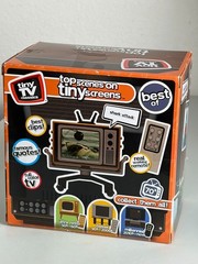 Tiny TV Classics Best Clips Scenes from Jaws Basic Fun Open Box Needs Batteries