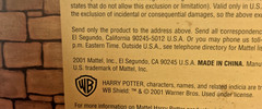 Harry Potter Hogwarts School Deluxe Electronic Playset Mattel 2001 NIB