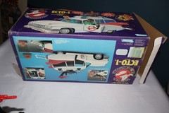 VTG 1984 Real Ghostbusters ORIGINAL Ecto-1 Vehicle 80s w box 100% Complete 7 fig