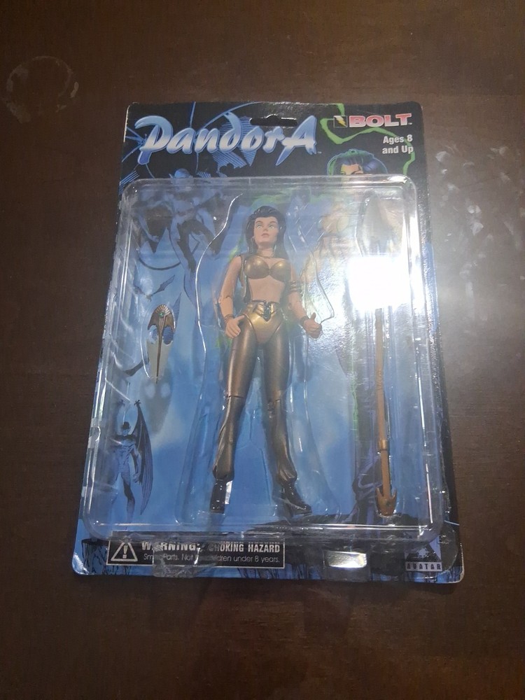 VINTAGE 1997 Pandora BOLT Gold Variant Action Figure Avatar Press Comics NEW