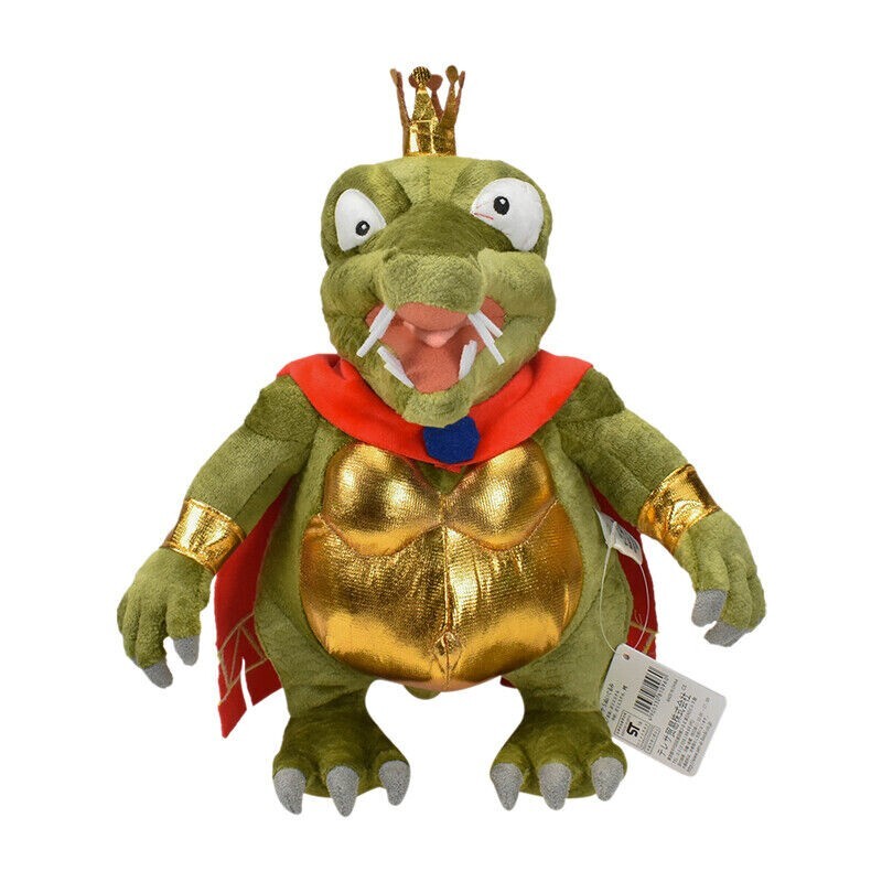 Super Mario Bros King K. Rool Roll Bowser Plush Doll 12″ Gift