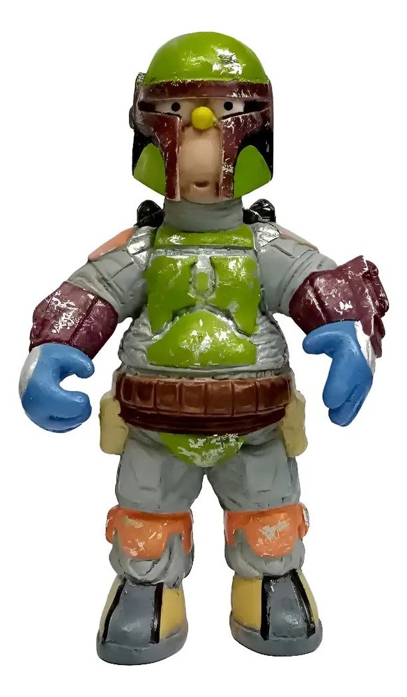 Homero Simpson Boba Fett Parody Resin Figure 14cm 5.51in Fan Art Mexico New USA