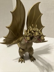 Bandai 2014 King Ghidorah 6.5″ Figure Toho Godzilla 3 Headed Golden Dragon Kaiju