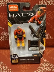Halo Mega Construx 2019 Spartan Operator Red & Yellow Pro Builders Series 11 New