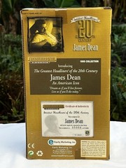 James Dean Figure – Greatest Headliners of 20th Century COA #5956 of 25,000 NIB