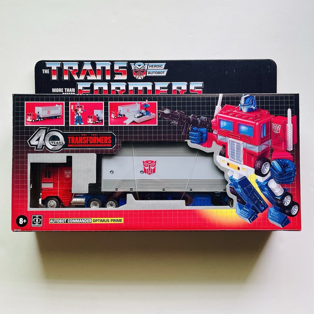 (2024) Hasbro: Transformers 40th Anniversary G1 Retro Reissue Optimus Prime NIB