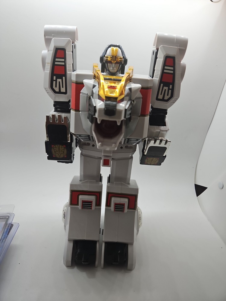MIGHTY MORPHIN POWER RANGERS LEGACY WHITE TIGERZORD INCOMPLETE 12a