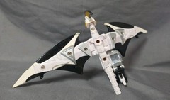 2003 Bandai Power Rangers Dino Thunder White Drago Zord Raptor Toy Rider Version