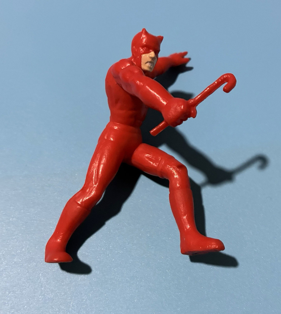 Vintage 1990 Applase Daredevil Marvel Action PVC Figure 4”
