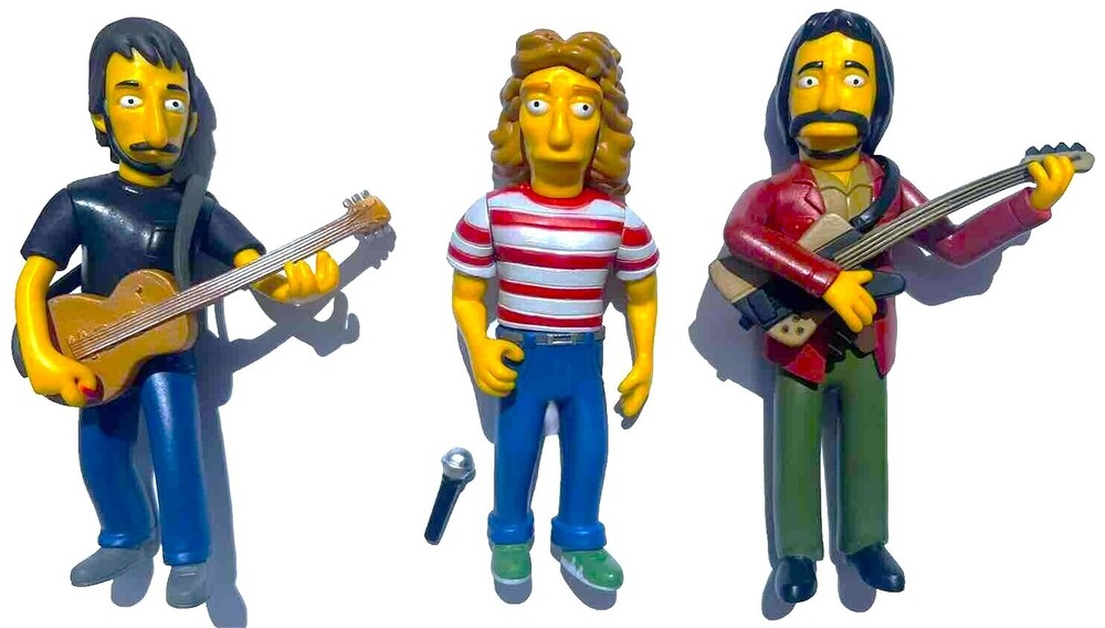 THE WHO Simpsons NECA Roger Daltry Pete Townshend John Entwistle Series 2 Figure