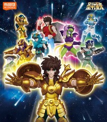 Blokees Saint Seiya Galaxy Version 02 Model Kit Toy Blind Box Aquarius Camus