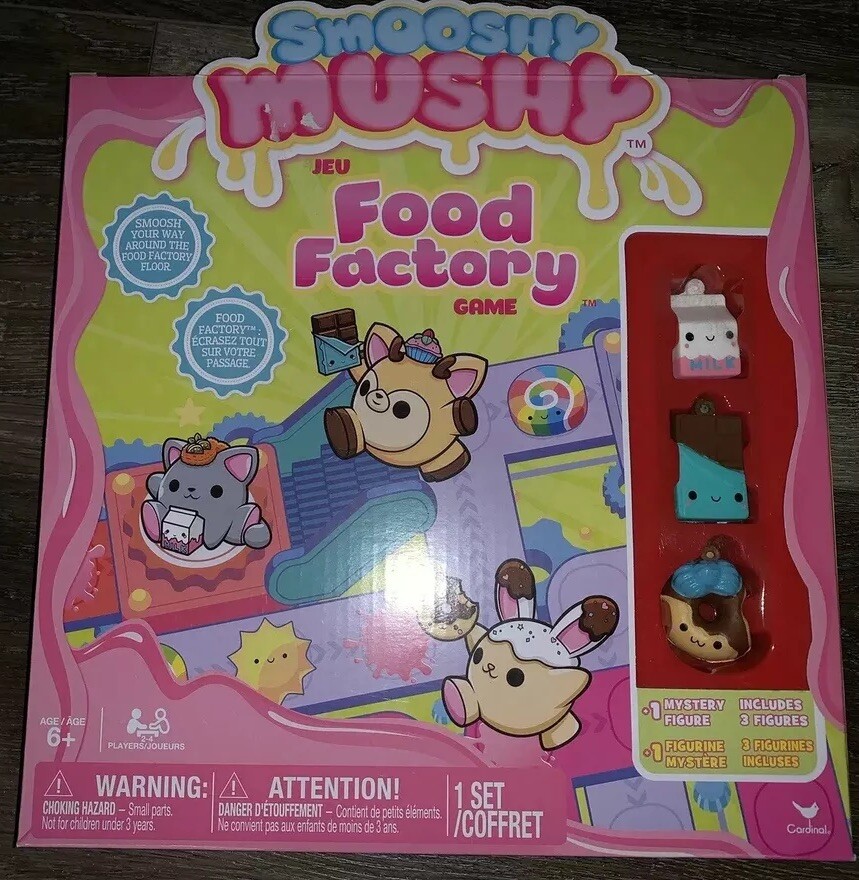 SMOOSHY MUSHY ~ Food Factory Board Game Figure Besties Toy