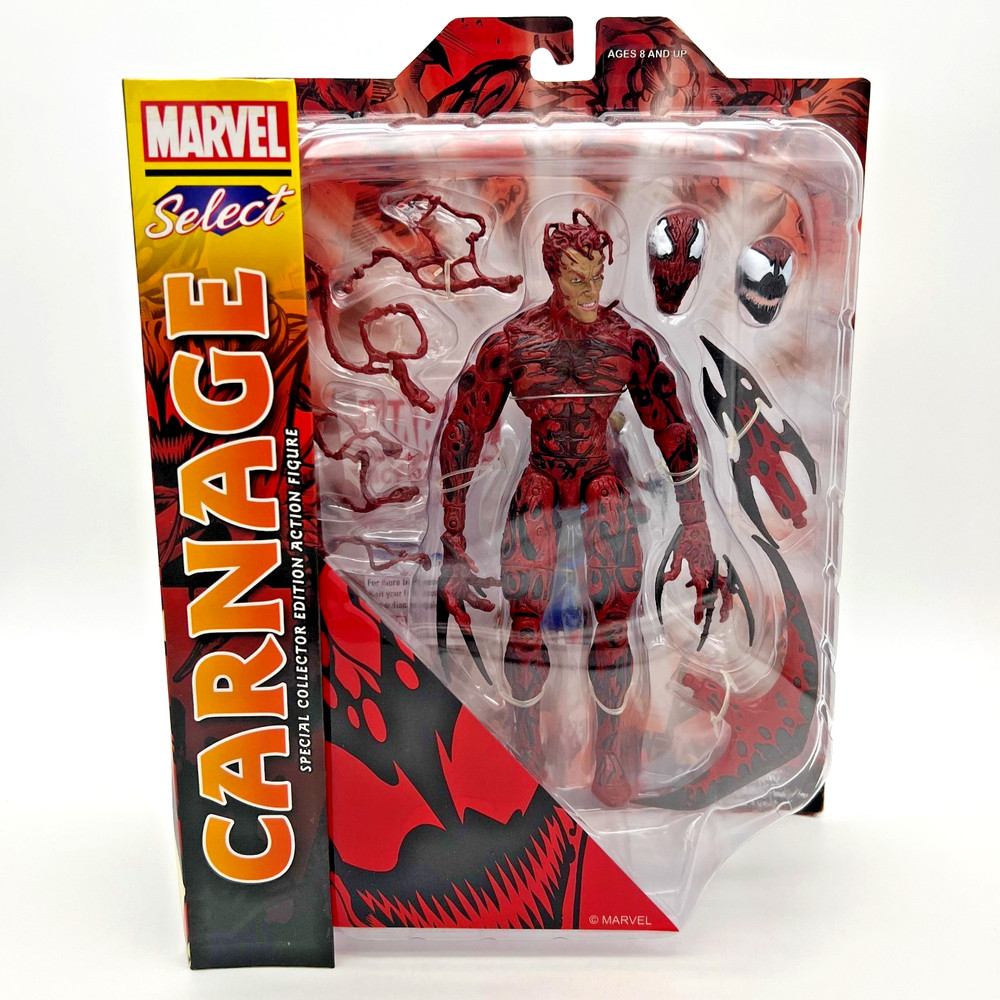 Diamond Select Marvel Comics CARNAGE Collector Edition Action Figure • NEW