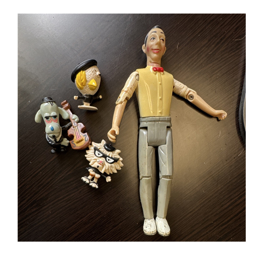 Vintage 1987 Pee Wee Playhouse figurines