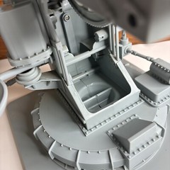 Custom WWII US Navy BOFORS 40MM A/A Gun; US Navy 1/6 +2 custom figs/oufit