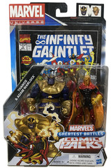 Marvel Universe Thanos&Adam Warlock Action Figure Infinity Gauntlet Comic Pack