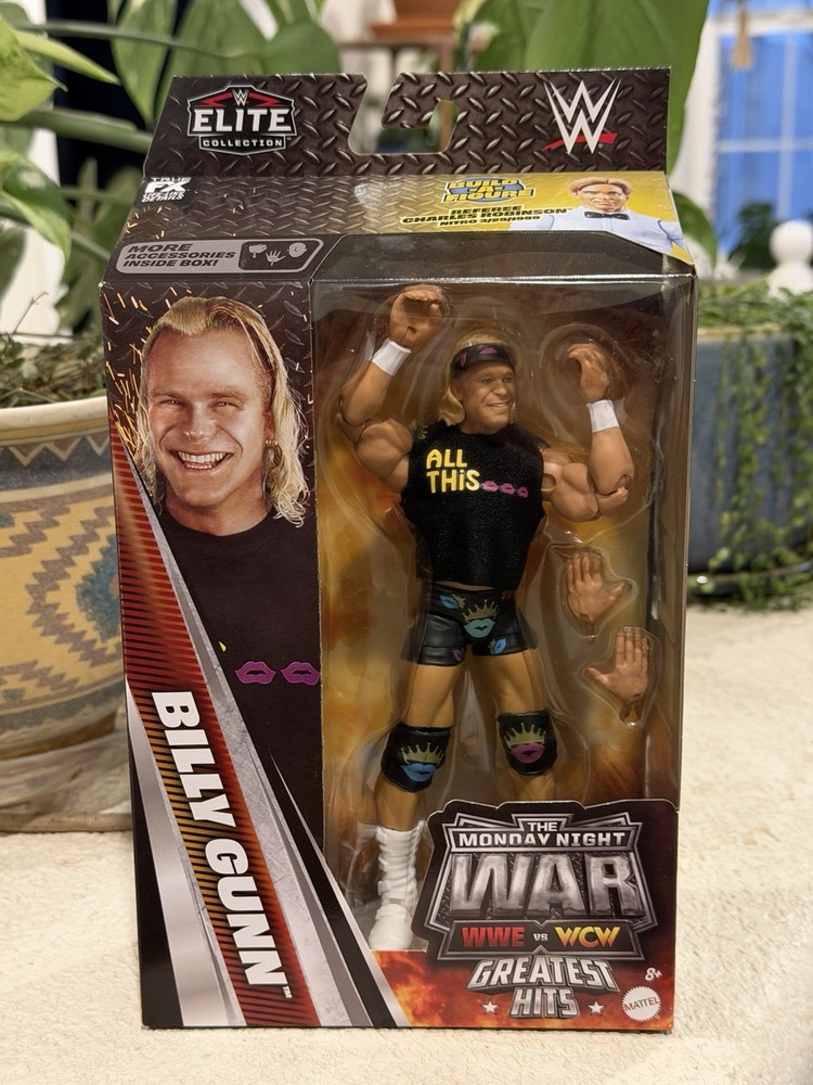 WWE Elite Monday Night Wars Greatest Hits Series 3 Billy Gunn W/ BAF