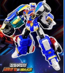Metal Cardbot S BLUE COP S Police Car Transforming Robot Figure Car Toy 2024