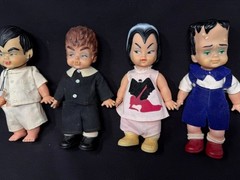 Mini Monsters Complete Set Ideal 1965 Munsters Vampy, Dracky, Franky and Wolfy