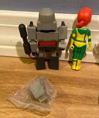 Kidrobot Transformers vs GI Joe Mini Series figures 5 PC lot Optimus, Megatron