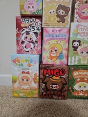 Lot Bundle Of 17 Blind Boxes Set Figurines Vinyl Plush. Authentic No Duplicates.