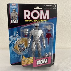 Hasbro Marvel Legends Series Rom #1 1979 Spaceknight 6″ Figure W/ Comic Prop New