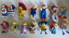 Cabbage Patch Kids PVC Vinyl Figures Lot 14 Vintage 80s 90s Poseable Dolls Toys